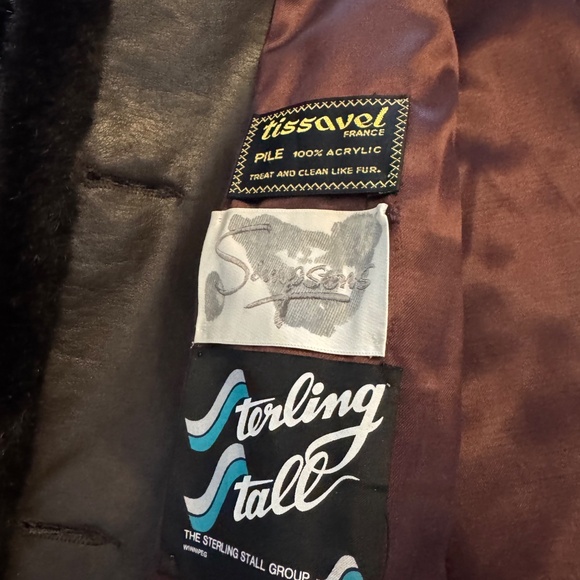 Rare Sterling Stall Luxury Faux Fur Long Coat Brown - Excellent Condition - Fits - Picture 16 of 16